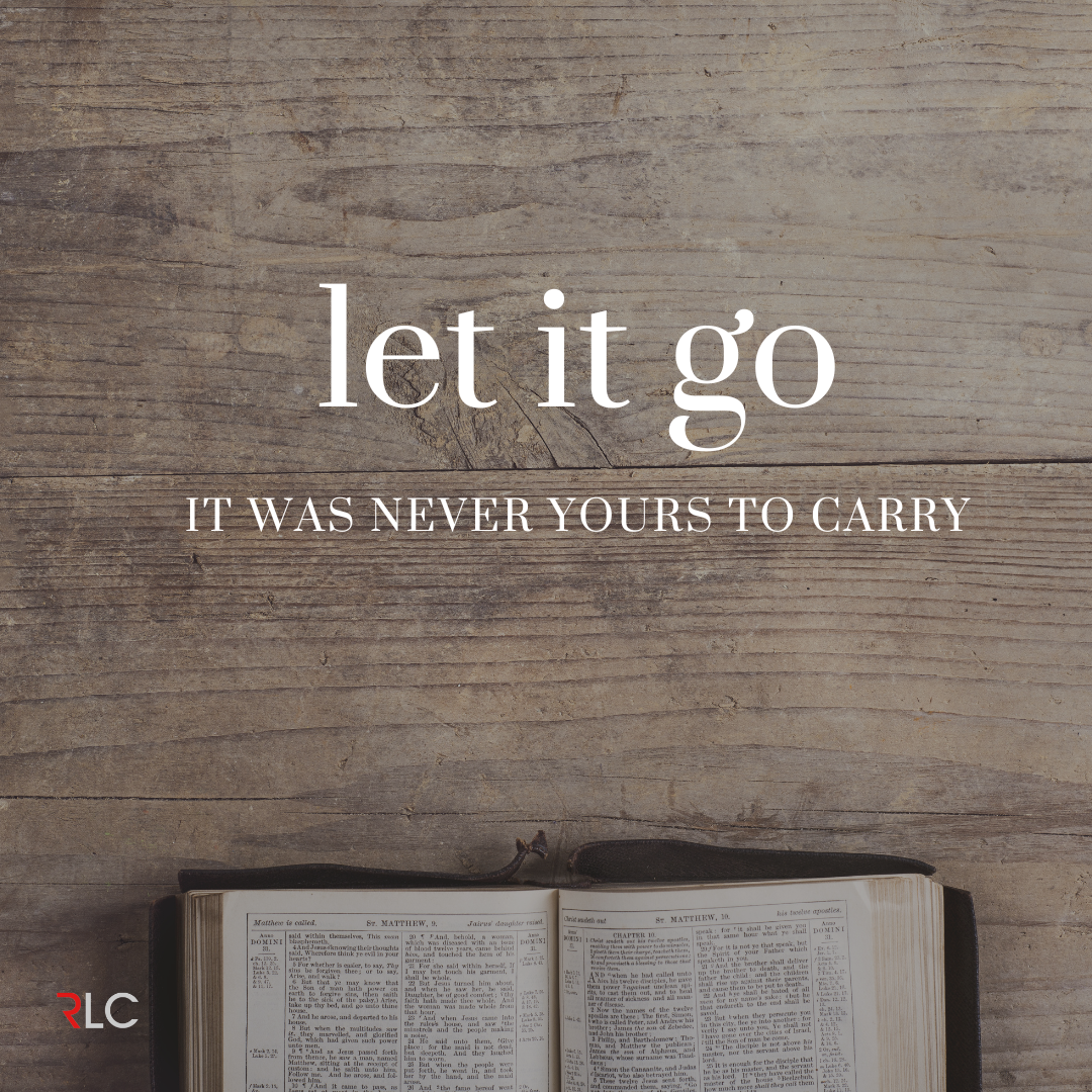 It Was Never Yours to Carry