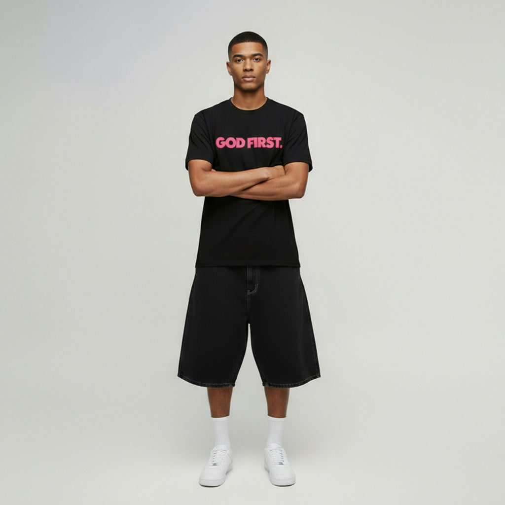 God First Hoodie + Free Tee (Breast Cancer Awareness Edition)