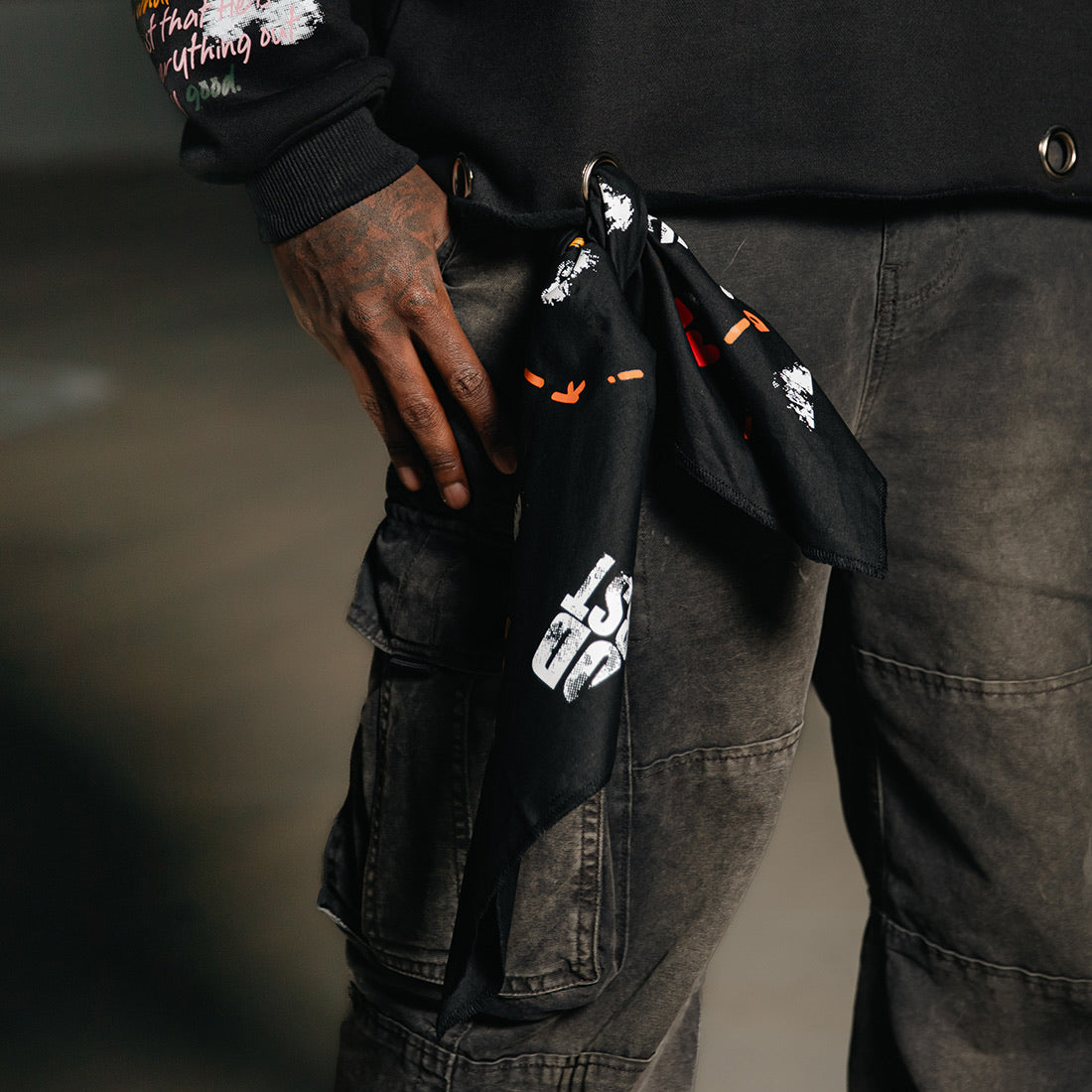 God First Grommet Pullover + Handkerchief