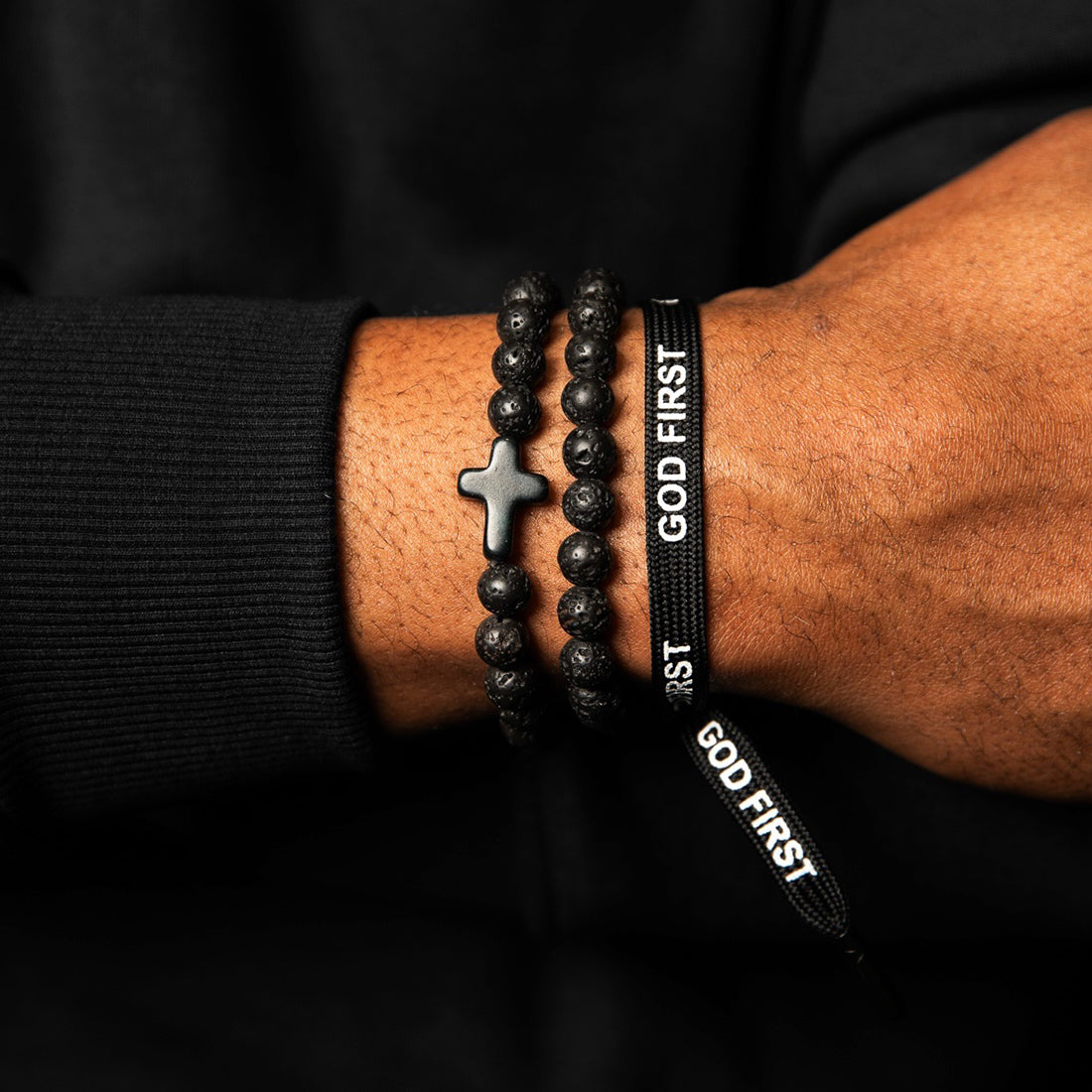 God First & Ask God Shoelace Bracelet Bundle