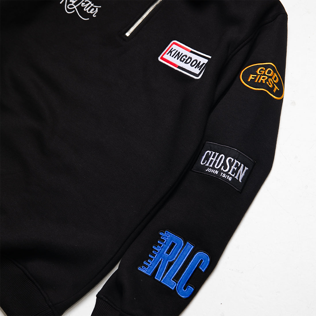Kingdom Patchwork Quarter Zip