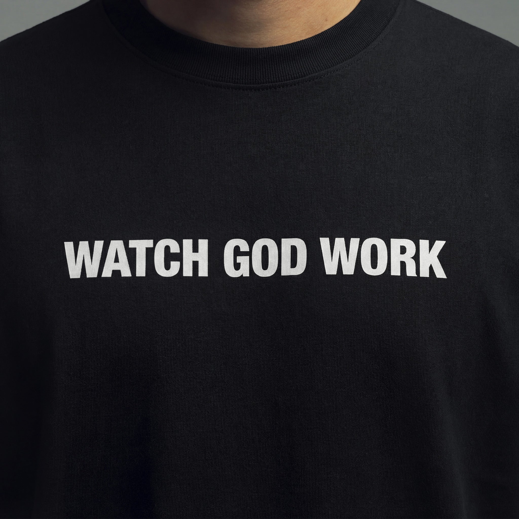 Watch God Work Box Tee