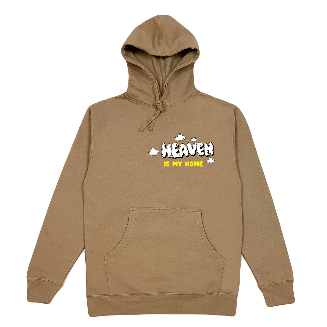 Heaven is my Home Luxury Graphic Hoodie - Charcoal Gray