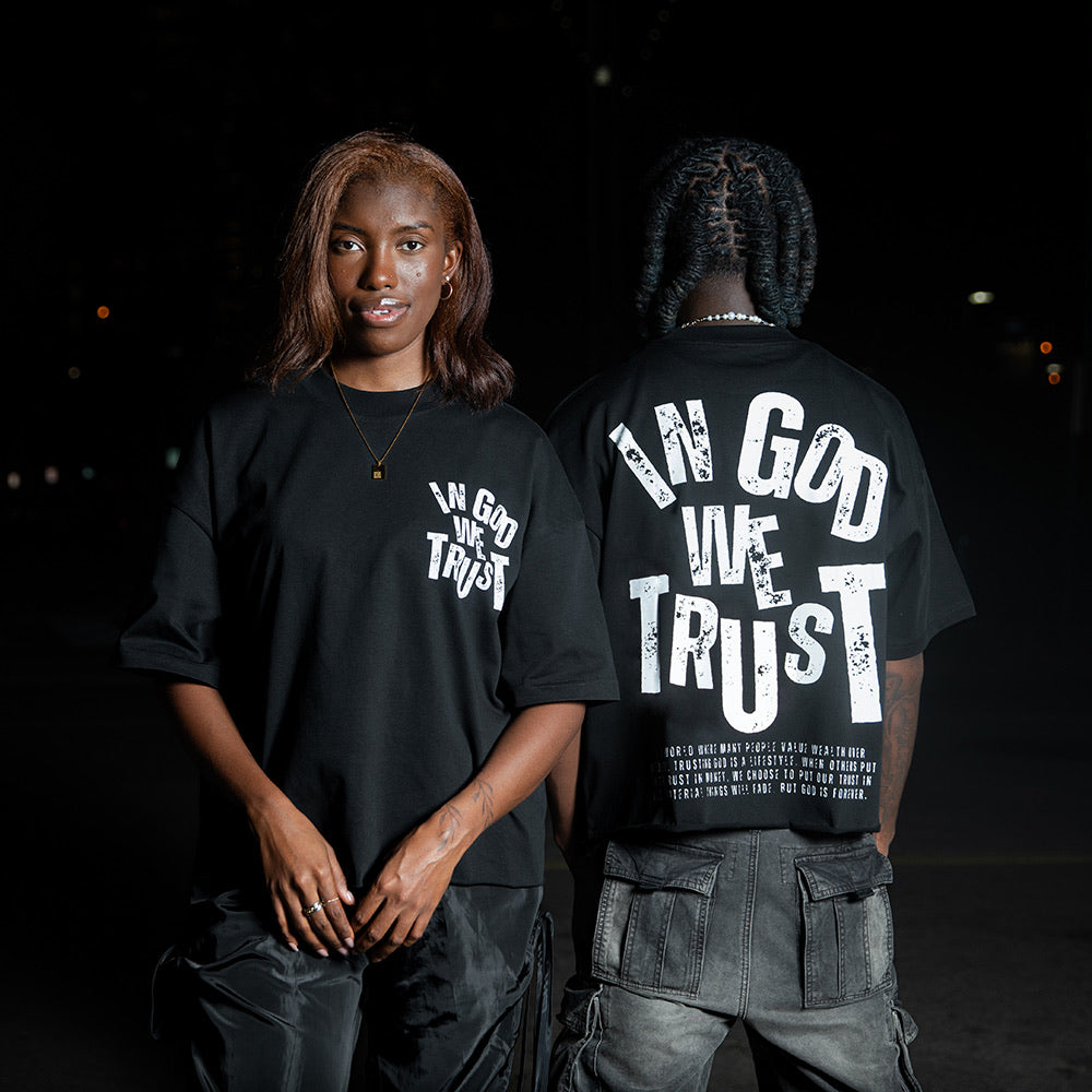 In God We Trust Cropped Tee