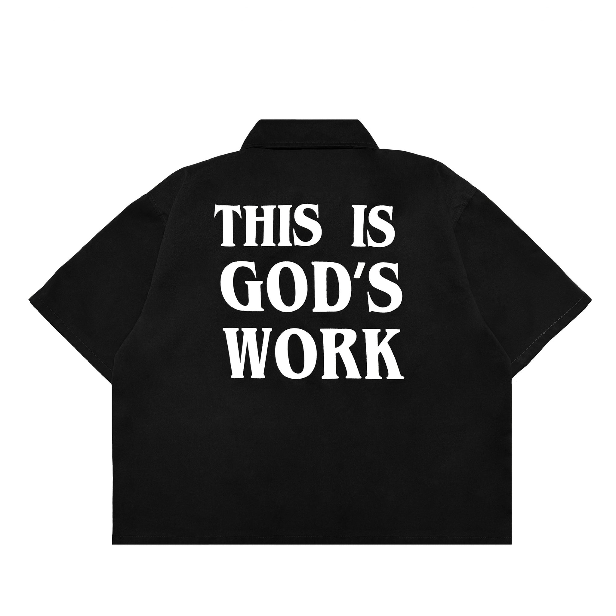 This is God's Work Workwear Set- Black