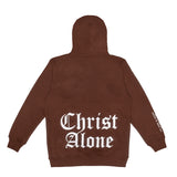Goshen DreamBlend Hoodie - Christ Alone (Brown)