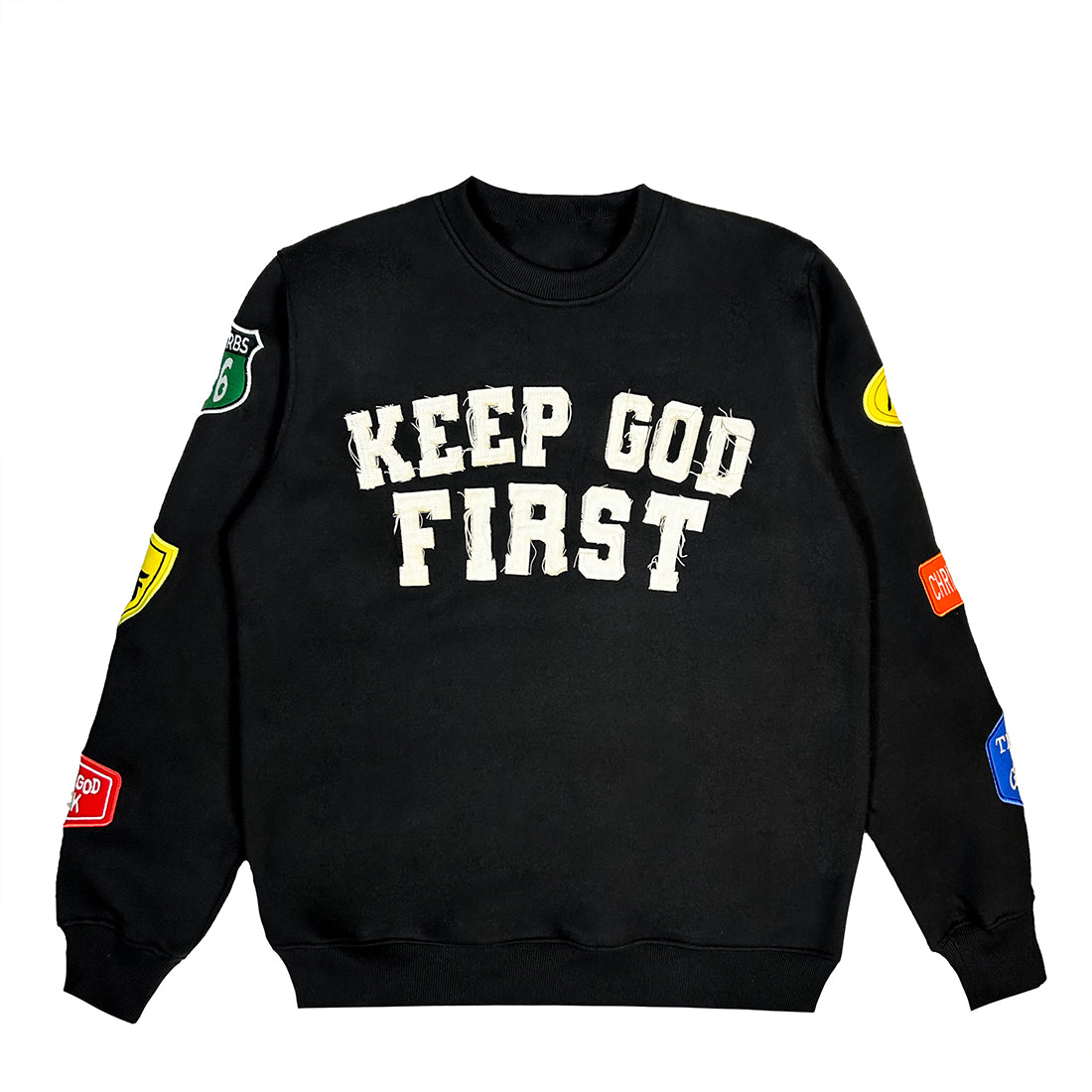 Keep God First Patchwork Crew