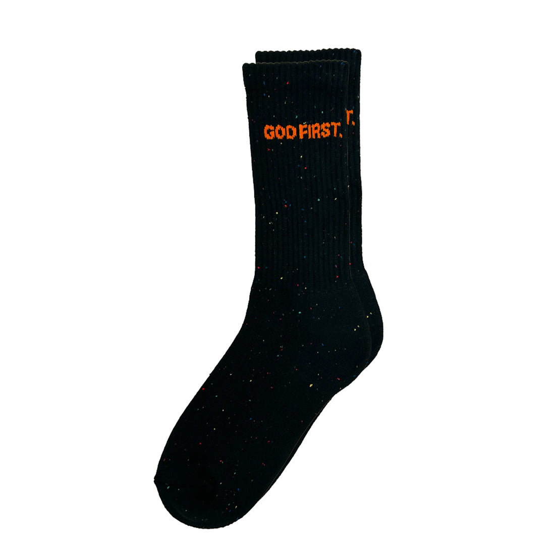 God First with FREE Socks - Orange