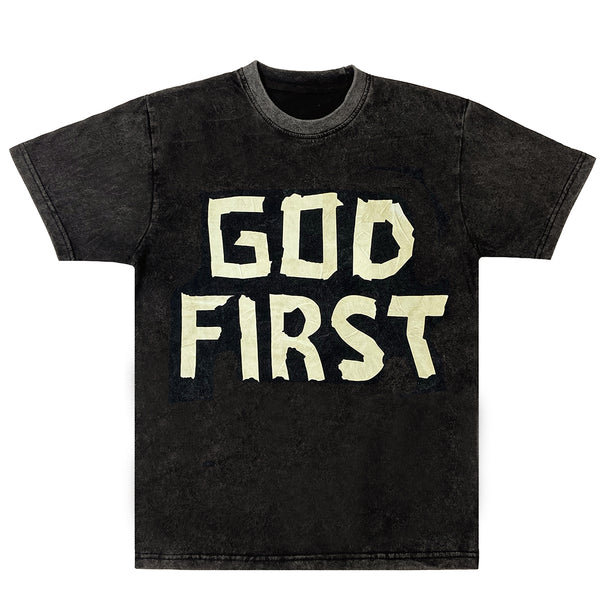 Taped Off God First Washed Tee
