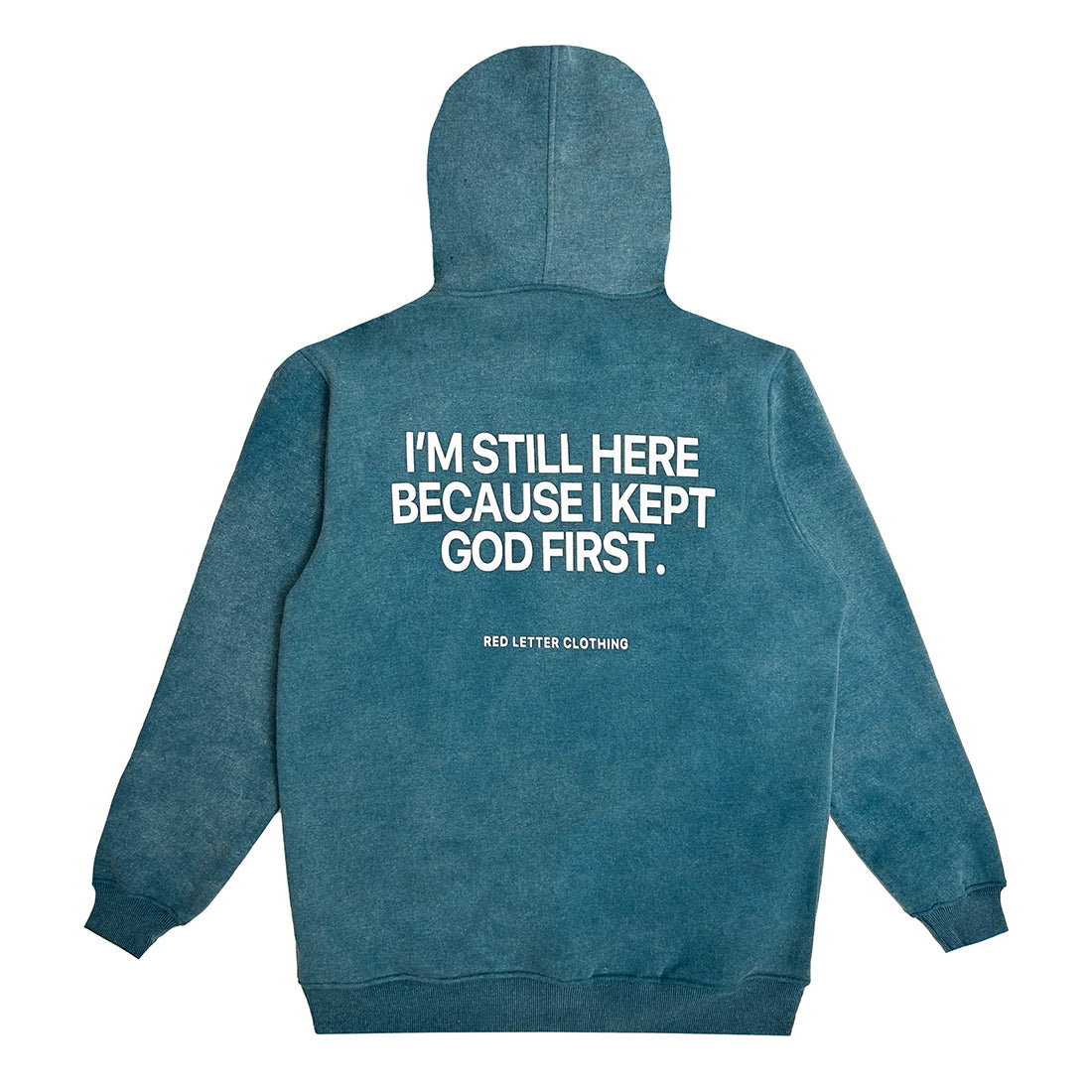 Keep God First Hoodie- Blue