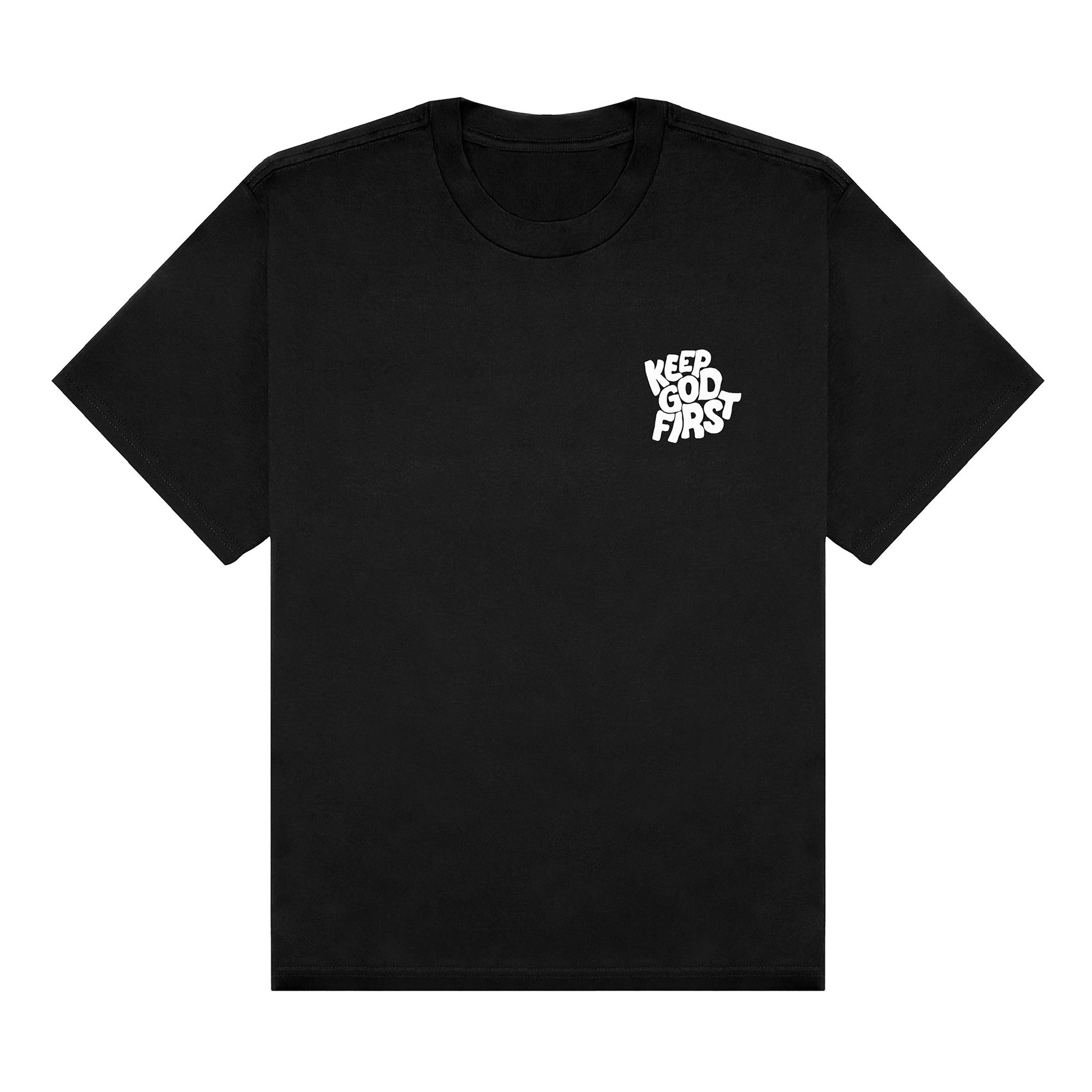 Keep God First Tee- Black