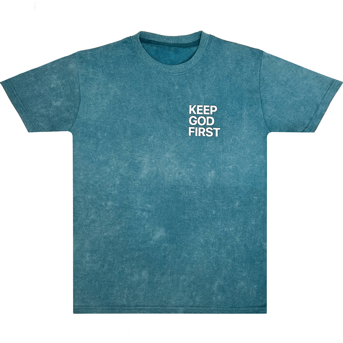 Keep God First Tee - Blue