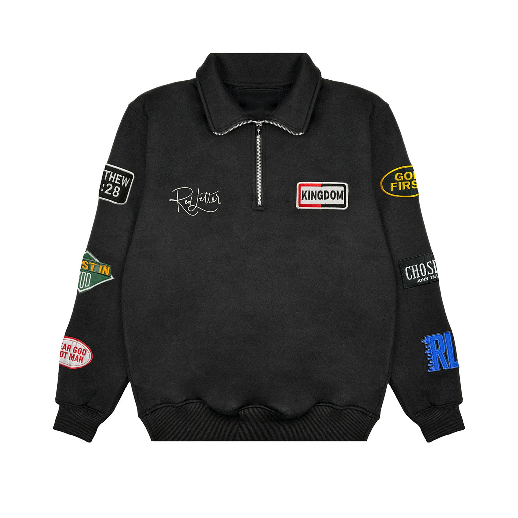 Kingdom Patchwork Quarter Zip