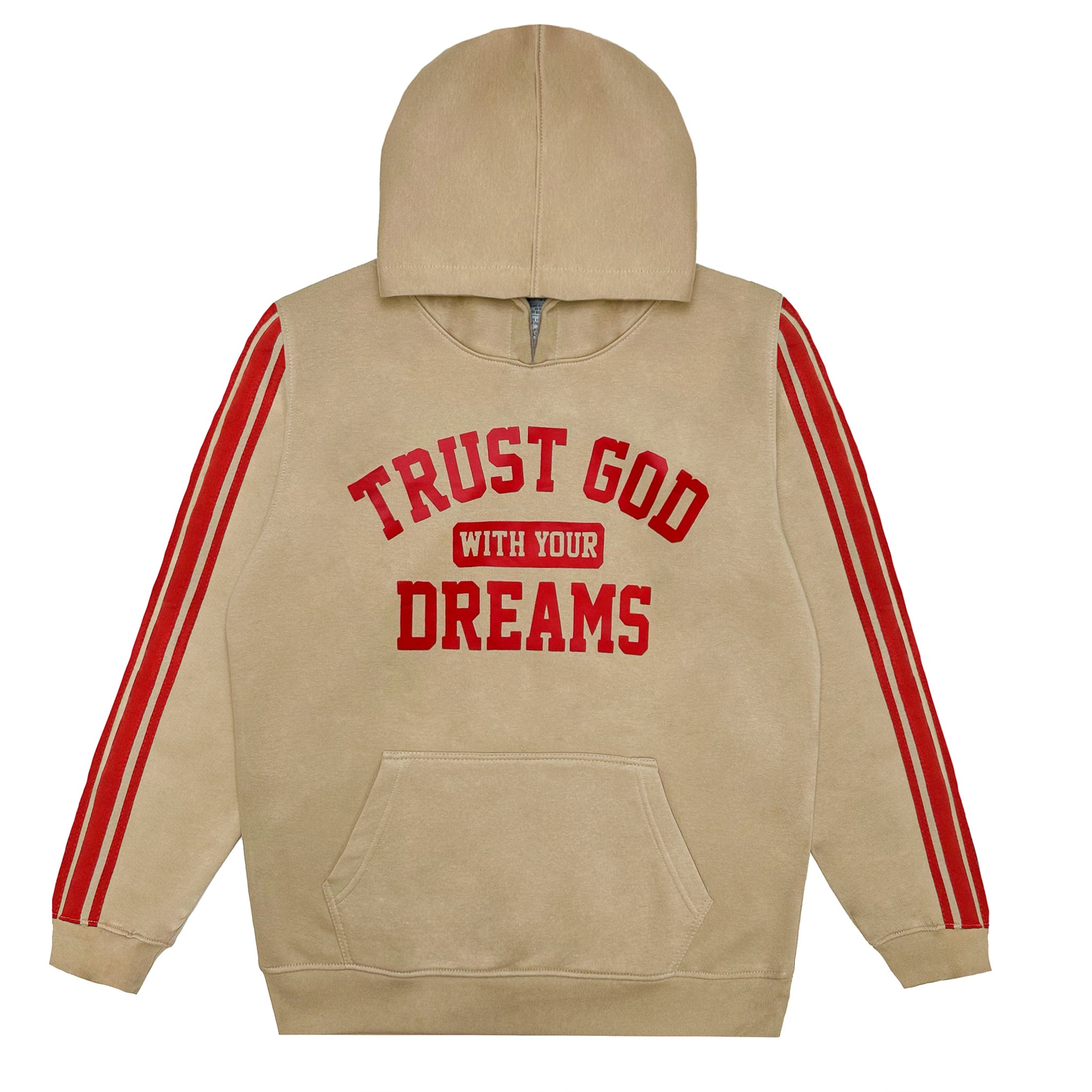 Trust God with Your Dreams Hoodie- Red