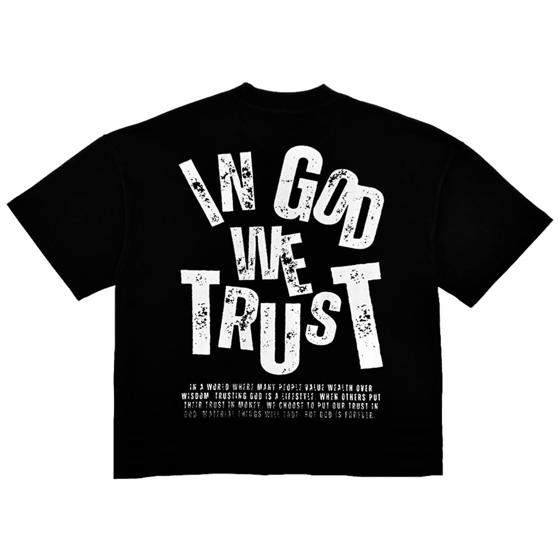 In God We Trust Cropped Tee