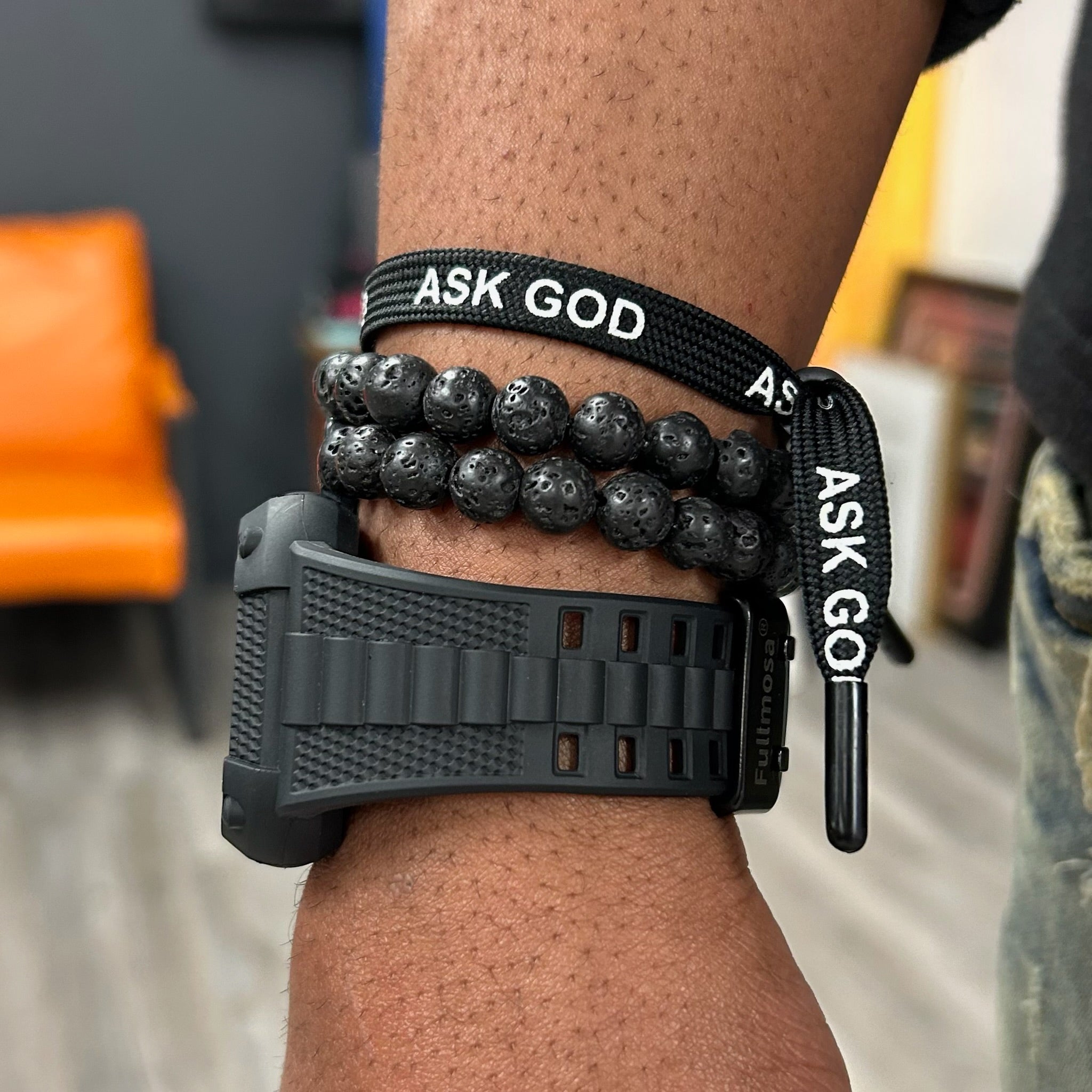 God First & Ask God Shoelace Bracelet Bundle