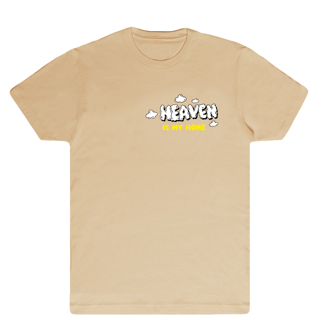 Heaven Is My Home Luxury Tee - Tan