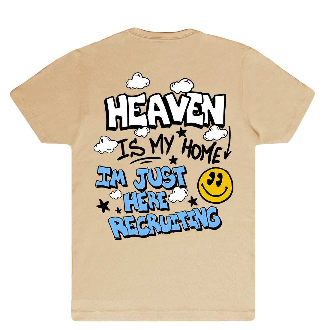 Heaven Is My Home Luxury Tee - Tan