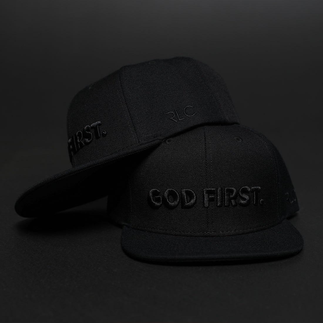 God First Snapback - Black on Black