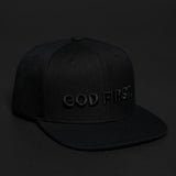 God First Snapback - Black on Black
